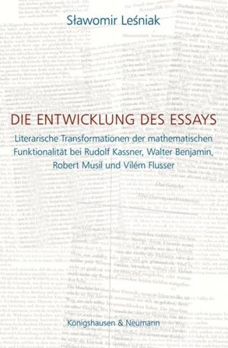 Die Entwicklung des Essays 