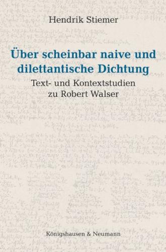 Über scheinbar naive und dilettantische Dichtung 