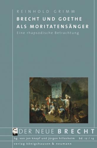 Brecht und Goethe als Moritatensänger 