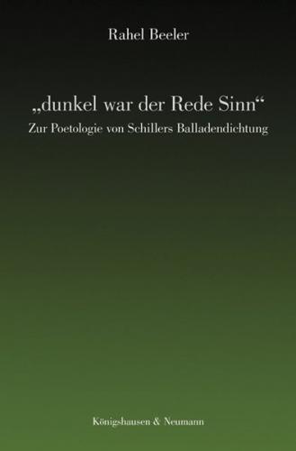 "dunkel war der Rede Sinn" 