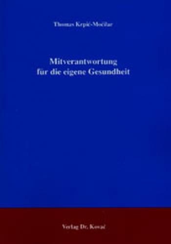 Mitverantwortung für die eigene Gesundheit 