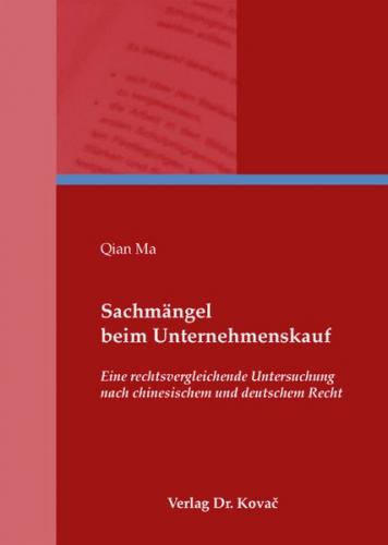Sachmängel beim Unternehmenskauf 