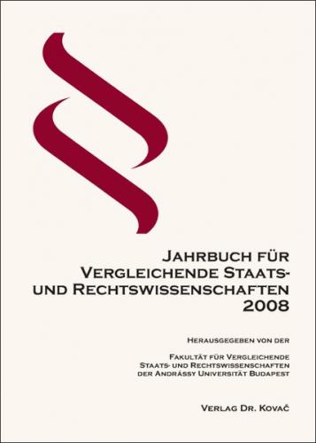 Jahrbuch für Vergleichende Staats- und Rechtswissenschaften 2008 