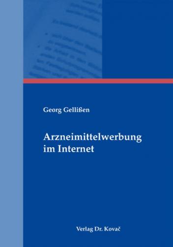 Arzneimittelwerbung im Internet 