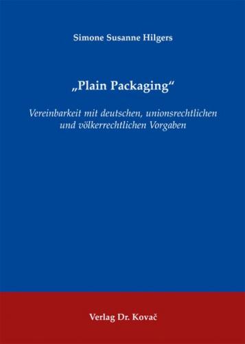 "Plain Packaging" 