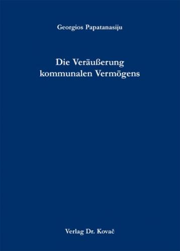 Die Veräußerung kommunalen Vermögens 
