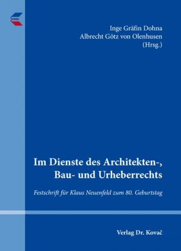 Im Dienste des Architekten-, Bau- und Urheberrechts 