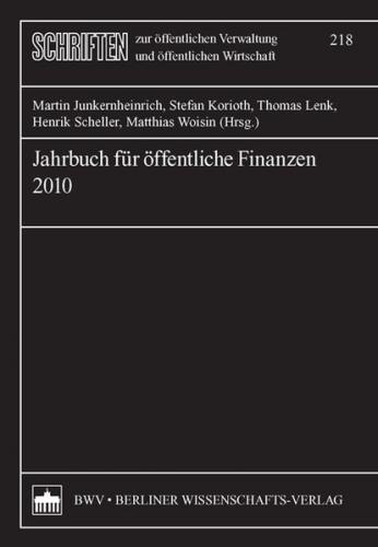 Jahrbuch für öffentliche Finanzen (2010) 
