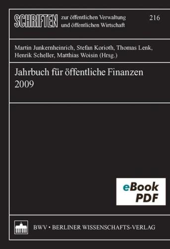 Jahrbuch für öffentliche Finanzen 2009 (Ebook - pdf) 