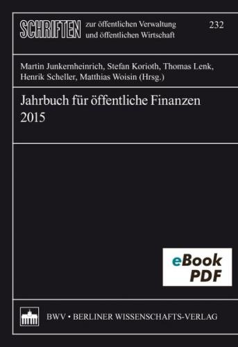 Jahrbuch für öffentliche Finanzen 2015 (Ebook - pdf) 