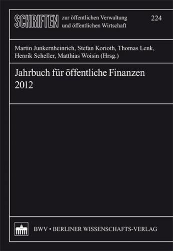 Jahrbuch für öffentliche Finanzen (2012) 