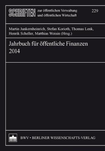 Jahrbuch für öffentliche Finanzen (2014) 