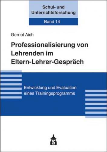 Professionalisierung von Lehrenden im Elten-Lehrer-Gespräch 