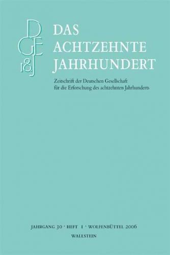 Das achtzehnte Jahrhundert 30/1 