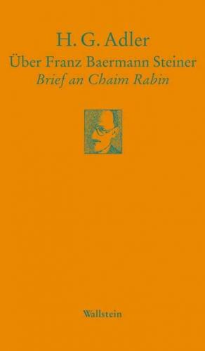 Über Franz Baermann Steiner 