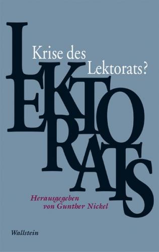 Krise des Lektorats? 