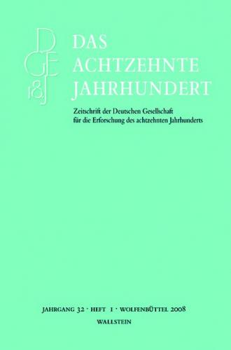 Das achtzehnte Jahrhundert 32/1 