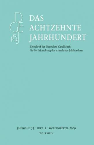 Das achtzehnte Jahrhundert 33/1 