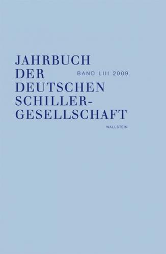 Jahrbuch der Deutschen Schillergesellschaft 
