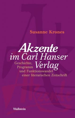 »Akzente« im Carl Hanser Verlag 