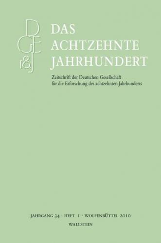 Das achtzehnte Jahrhundert 34/1 