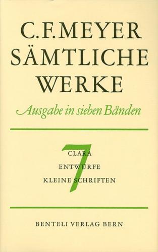 Clara, Entwürfe, Kleine Schriften 