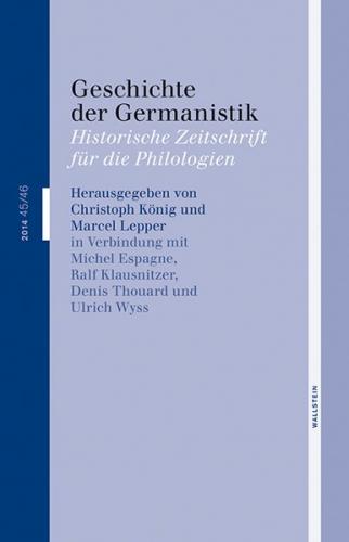 Geschichte der Germanistik 