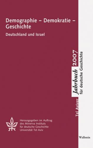 Tel Aviver Jahrbuch für deutsche Geschichte / Demographie - Demokratie - Geschichte (Ebook - pdf) 