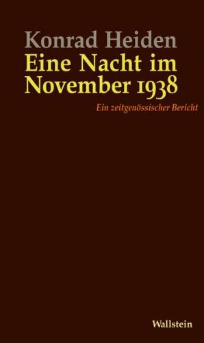 Eine Nacht im November 1938 