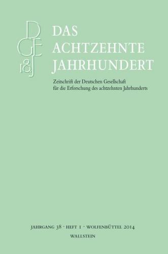 Das achtzehnte Jahrhundert 38/1 