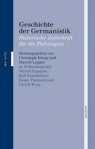 Geschichte der Germanistik 