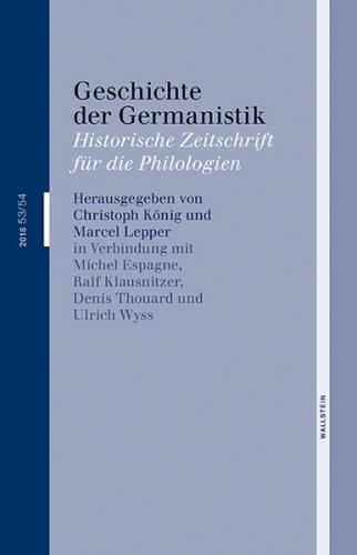 Geschichte der Germanistik 