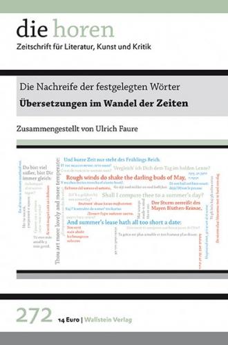 Die Nachreife der festgelegten Wörter 