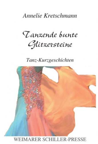 Tanzende bunte Glitzersteine 