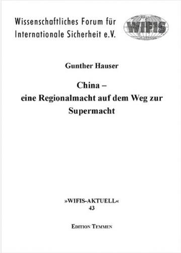 China - eine Regionalmacht auf dem Weg zur Supermacht 