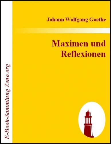 Maximen und Reflexionen (Ebook - EPUB) 
