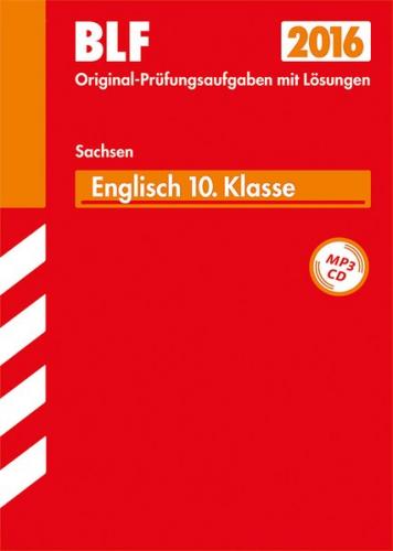 Besondere Leistungsfeststellung Gymnasium Englisch 10. Klasse Sachsen mit MP3-CD 