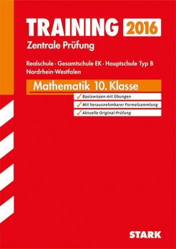 Training Zentrale Prüfung Realschule/Gesamtschule EK NRW - Mathematik 