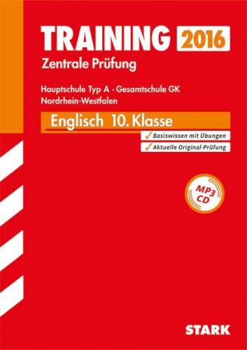 Training Zentrale Prüfung Hauptschule Typ A NRW - Englisch 