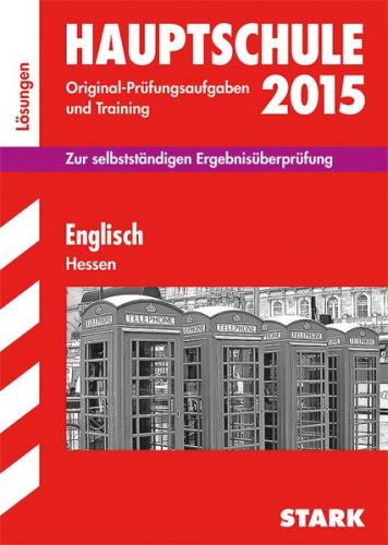Abschlussprüfung Hauptschule Hessen - Englisch Lösungsheft 