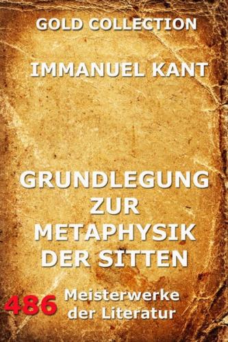Grundlegung zur Metaphysik der Sitten (Ebook - EPUB) 