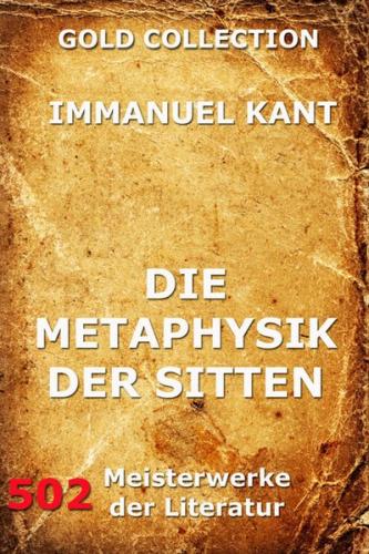 Die Metaphysik der Sitten (Ebook - EPUB) 