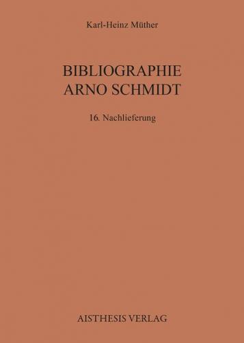 Bibliographie Arno Schmidt 
