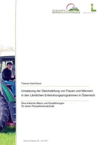 Umsetzung der Gleichstellung von Frauen und Männern in den ländlichen Entwicklungsprogrammen in Österreich 