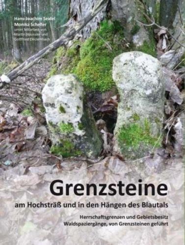 Grenzsteine am Hochsträß und in den Hängen des Blautals 