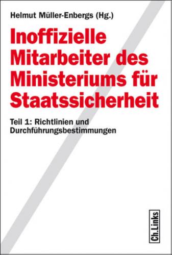 Inoffizielle Mitarbeiter des Ministeriums für Staatssicherheit (Ebook - pdf) 