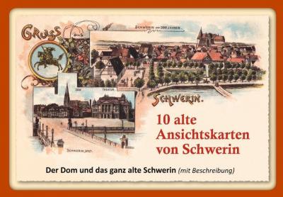 10 alte Ansichtskarten von Schwerin 
