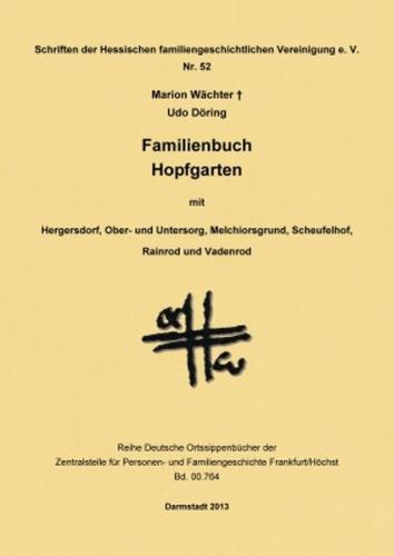 Familienbuch Hopfgarten 1647-1875 