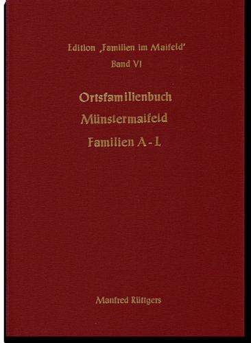 Ortsfamilienbuch Münstermaifeld und Stadtteile 1633-1986 