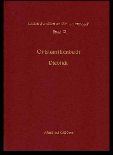 Ortsfamilienbuch Dieblich 1657-1991 
